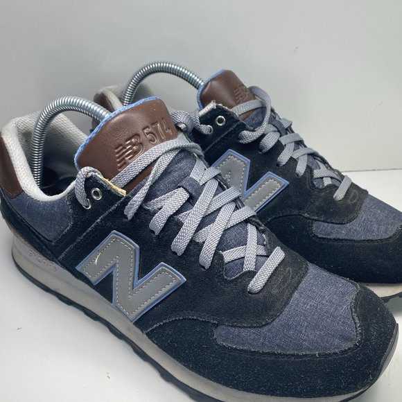 New Balance Other - New Balance Mens 574 Cruisin Classic Sneakers Lace Up Low Top ML574 Navy Size 9